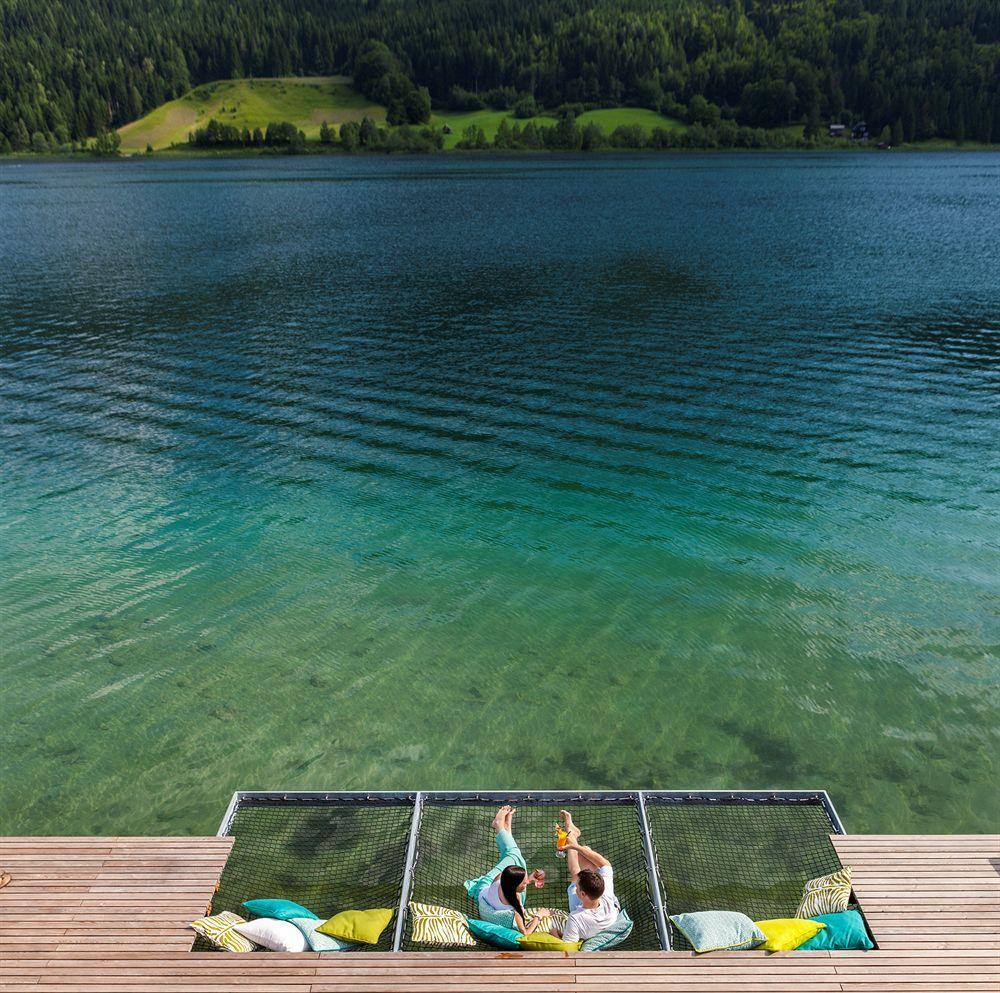 Strandhotel Am Weissensee Exteriör bild